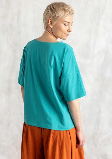 T-shirt i ekologisk bomull - orientgrön