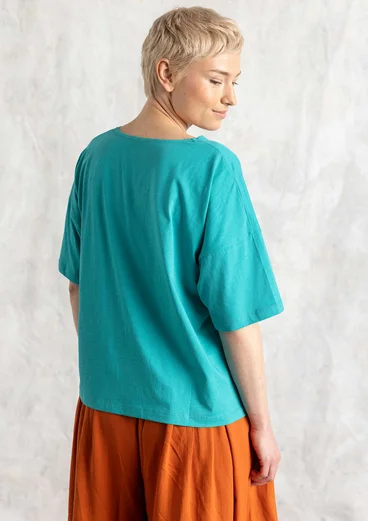 T-shirt i ekologisk bomull - orientgrön