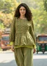 Bluse „Tristan“ aus Bio-Baumwolle (avocado XL)