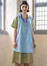 Schürze „Elsa“ aus Öko-Baumwolle (hellblau S)