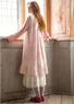 “Elisabeth” dress in woven organic cotton/linen (Pale powder pink M)