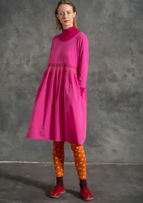 Jerseykleid aus Bio-Baumwolle/Modal - hibiskus