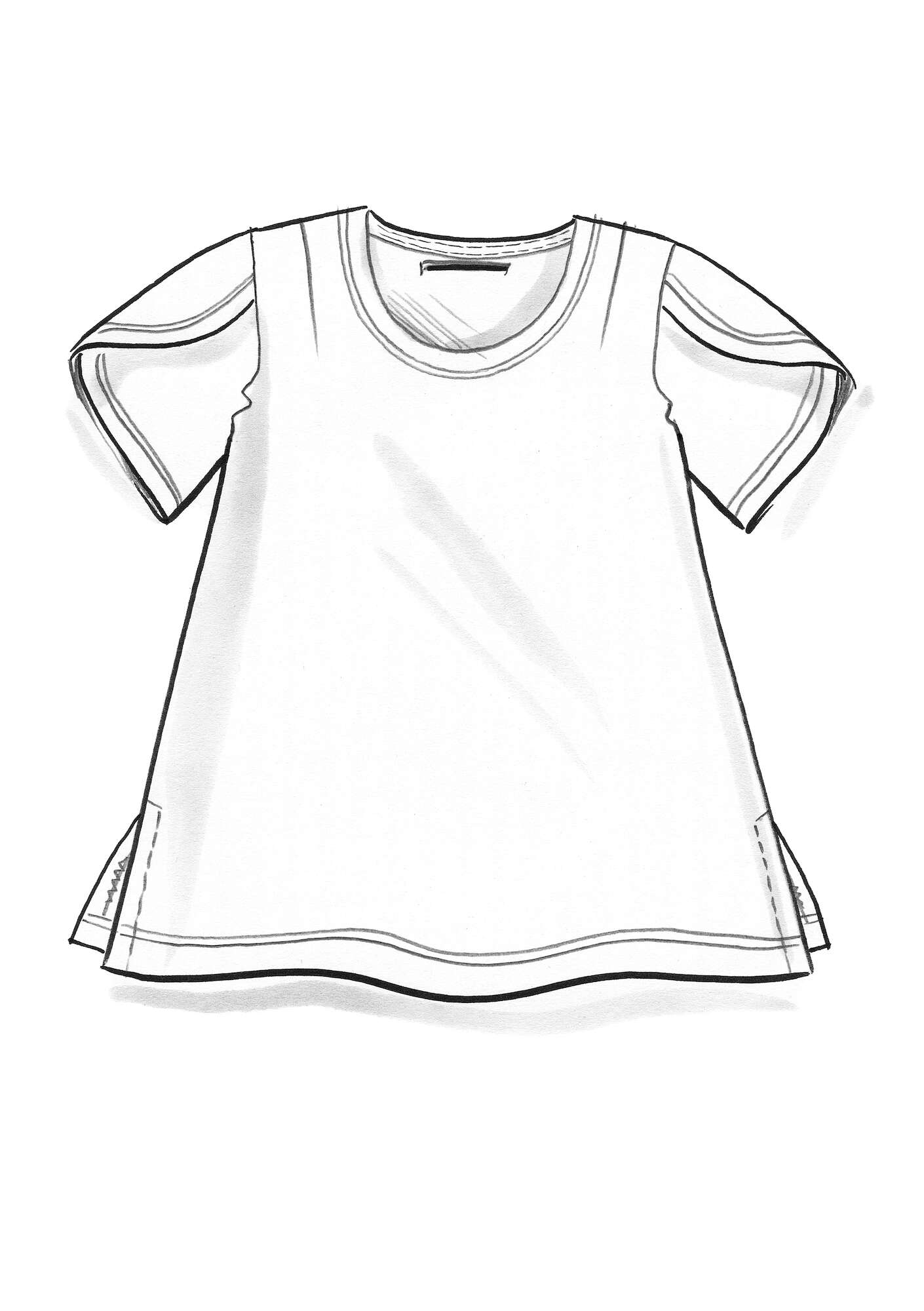 Shirt aus Bio-Baumwolle/Modal