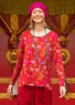 Topp «Mongolia» i lyocell/elastan (tomat XL)