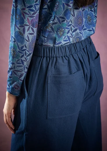 Hose aus Bio-Baumwolle - indigo