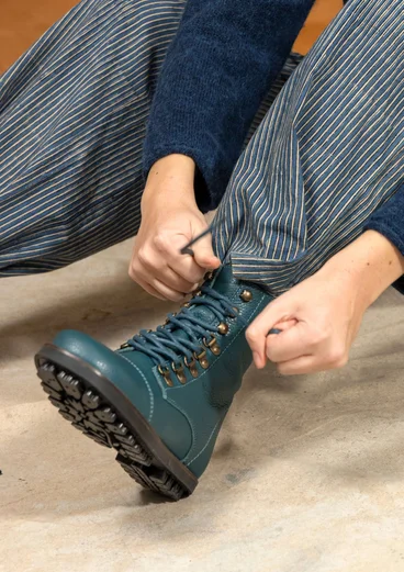 Stiefeletten aus Nappaleder - dunkeljaspis