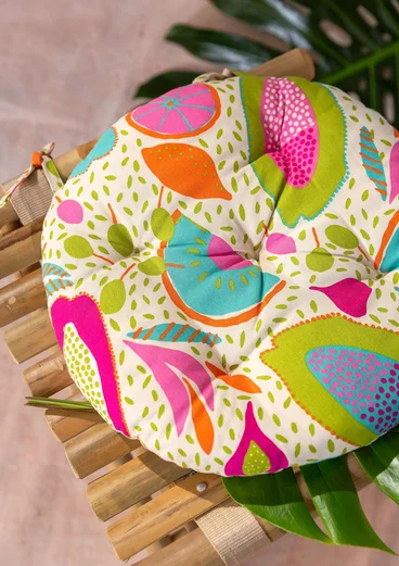 Botswana organic cotton seat pad - oyster