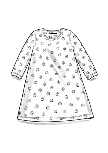 Jerseytunika "Ton" i økologisk bomuld - turkis