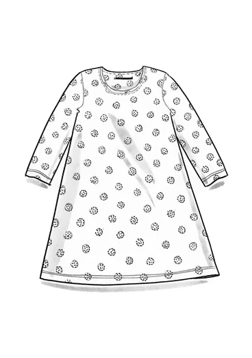 Jerseytunika "Ton" i økologisk bomuld - turkis