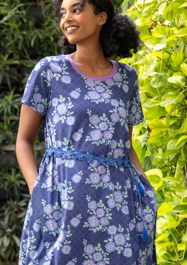 Ceinture "Sona" en coton biologique - bleu brillant