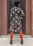 Robe "Rosendale" en coton biologique tissé (noir M)