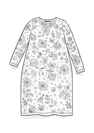 Robe "Mongolia" en jersey de lyocell/élasthanne - noir