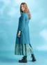 Tricot jurk "Luna" van lyocell/elastaan (petrol M)