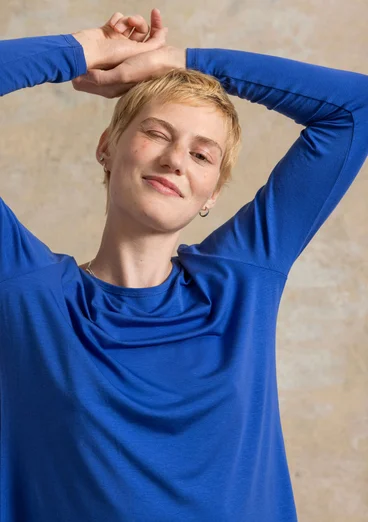 “Bianca” lyocell/elastane jersey top - lupin