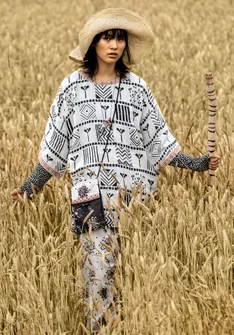 Tunika «Aditi» i lin - vanilje