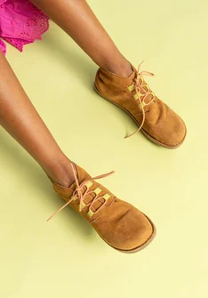 Desert boots made of nubuck - burnt sienne