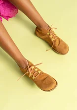 Desert boots made of nubuck - burnt sienne
