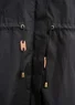 Parka "Lucy" en coton biologique tissé (noir M)
