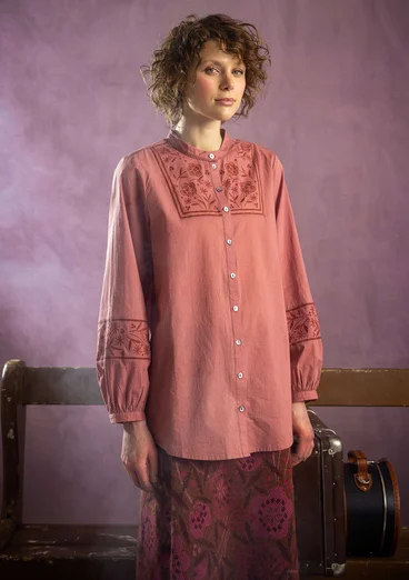 Bluse „Love“ aus Bio-Baumwolle - terrazzorosa