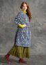 Robe "Vinita" en coton biologique tissé (indigo XL)