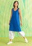 Ärmlös trikåklänning  Tilde  i lyocell/elastan porslinsblå/mönstrad thumbnail