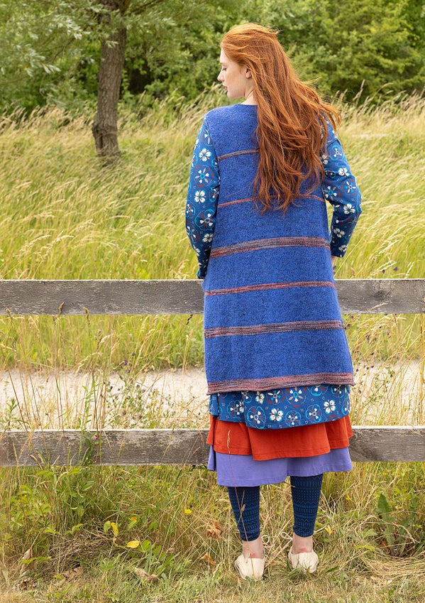 Sandy knitted sleeveless top porcelain blue