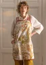 “Alaska Forest” organic cotton apron (eggshell One Size)