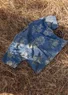“Rose hip” woven organic cotton blouse (indigo L)