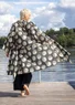 “Eclipse” organic cotton kimono (dark ash grey One Size)