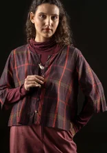 Blouse "Kate" van geweven biologisch katoen - moerbei