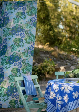 Gardine „Anaya“ aus Bio-Baumwolle - malachit