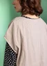 Robe sans manches en coton biologique tissé (calcaire S)