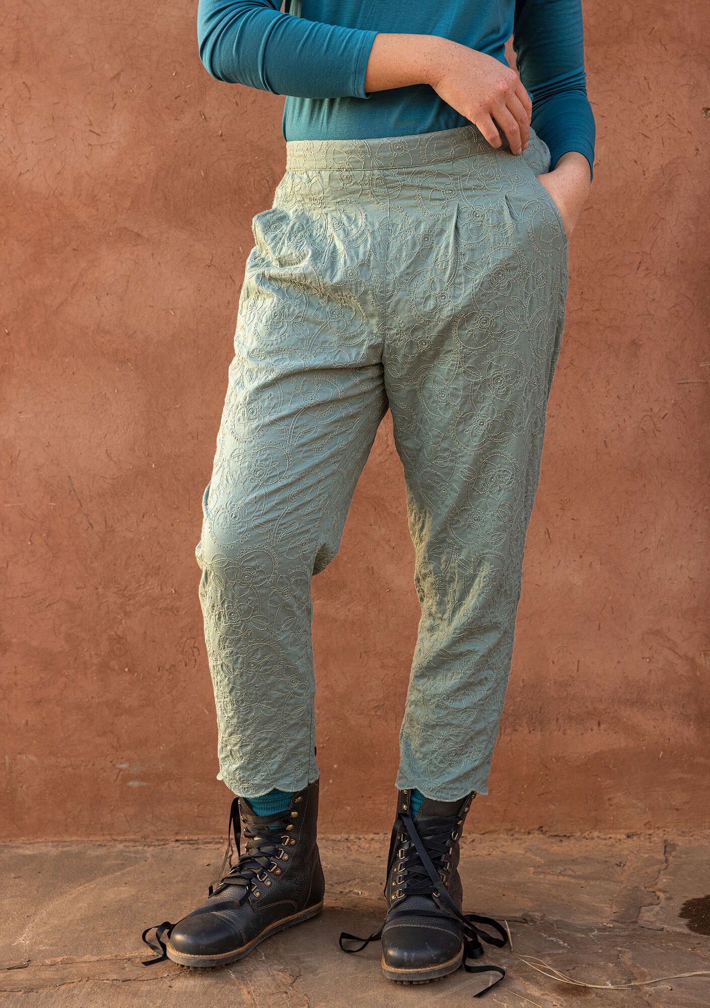 Pantalon Kinari celadon