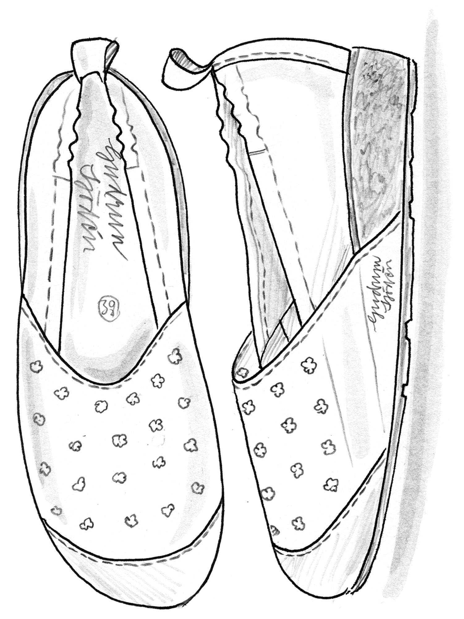 Chaussures en cuir nappa/nubuck