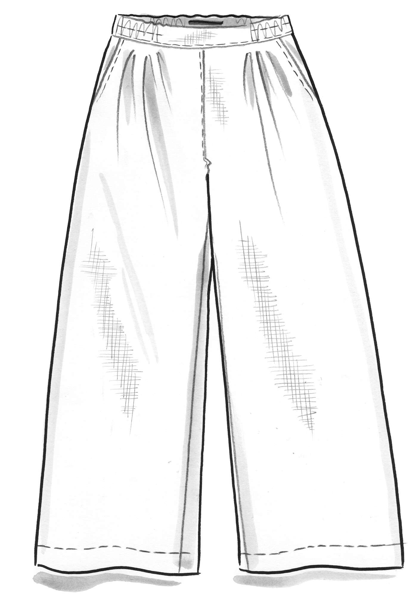 Woven linen pants