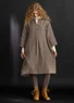 Woven “Asta” dress in linen (light potato XS)