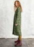 “Mona” cotton/elastane jersey dress (forest green/patterned S)