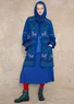 Strickjacke „Fåle“ aus Lammwollmischung/Bio-Baumwolle (tiefblau L)