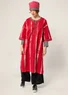 Kaftan "Ghana" i ekologisk bomull (vallmo S)