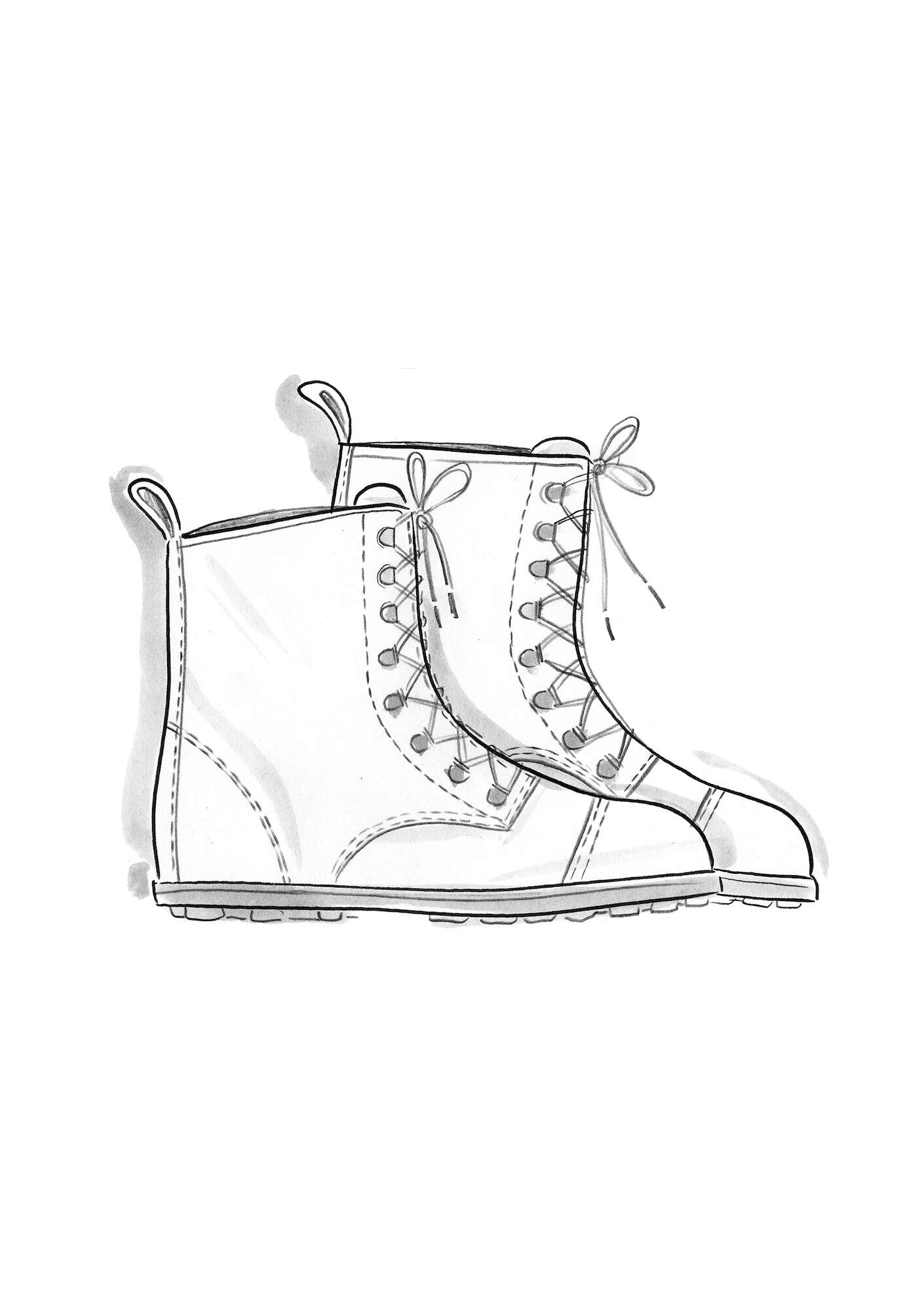 Nappa boots indigo