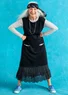 Stricktunika „Iris“ aus Bio-/Recycling-Baumwolle (schwarz S)