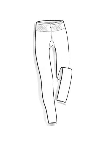 Solid-colored leggings in recycled nylon - mrk0SP0indigo