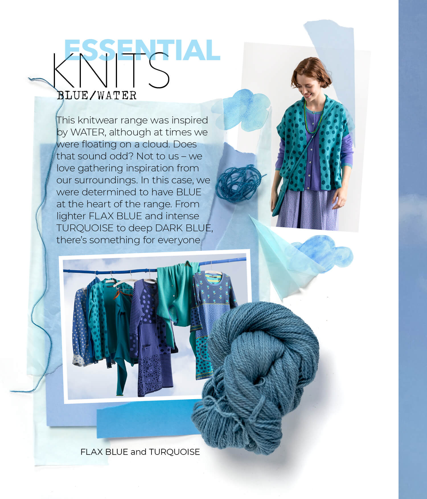 Knitwear in natural fabrics