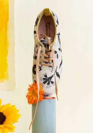 Sneaker "Crocus" i återvunnen polyester - natur