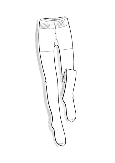 Solid-colour tights made from recycled polyamide - bjrklv