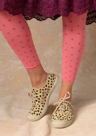 “Cordelia” fabric sneakers - dark natural/patterned