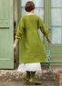 Webkleid aus Öko-Baumwolle (avocado S)