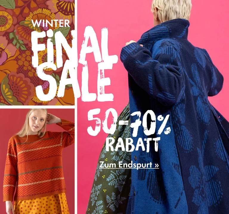 Eine Collage mit Bildern von Modestücken und Mustern von Gudrun Sjödén.