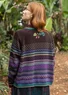 Gilet "Louise" en laine mélangée (chocolat noir M)