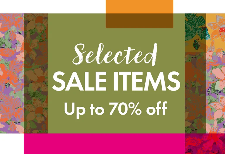 Graphic design comprising overlapping cards of various colours and patterns.